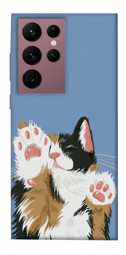 Чехол itsPrint Funny cat для Samsung Galaxy S22 Ultra