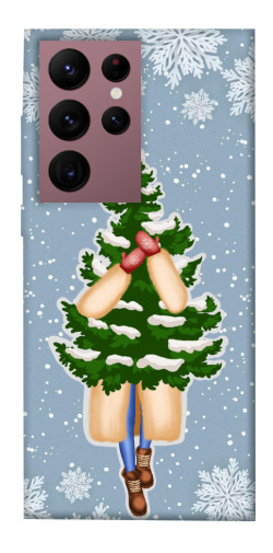 Чехол itsPrint Christmas tree для Samsung Galaxy S22 Ultra