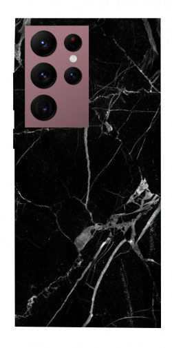 Чехол itsPrint Черный мрамор для Samsung Galaxy S22 Ultra