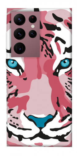 Чехол itsPrint Pink tiger для Samsung Galaxy S22 Ultra