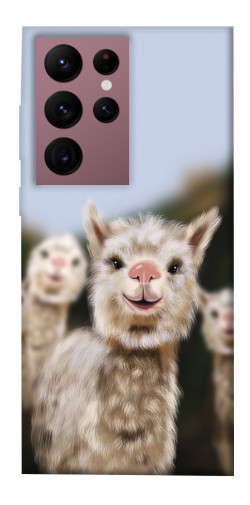 Чехол itsPrint Funny llamas для Samsung Galaxy S22 Ultra