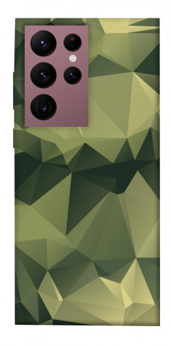 Чехол itsPrint Треугольный камуфляж 2 для Samsung Galaxy S22 Ultra