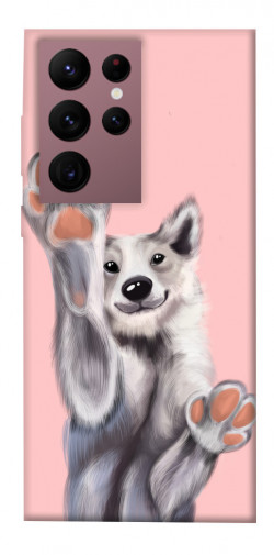 Чехол itsPrint Cute dog для Samsung Galaxy S22 Ultra