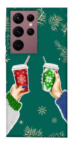 Чехол itsPrint Winter drinks для Samsung Galaxy S22 Ultra