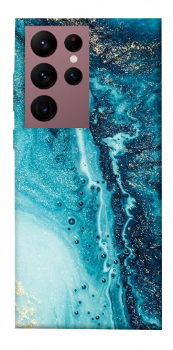 Чехол itsPrint Голубая краска для Samsung Galaxy S22 Ultra