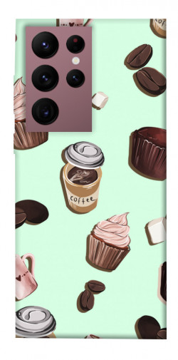 Чохол itsPrint Coffee and sweets для Samsung Galaxy S22 Ultra