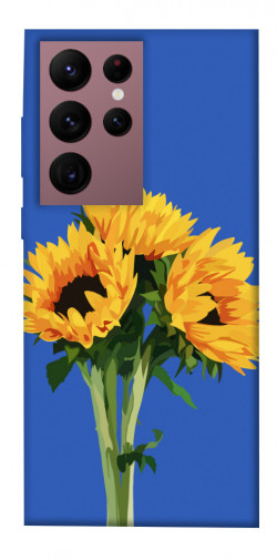 Чехол itsPrint Bouquet of sunflowers для Samsung Galaxy S22 Ultra