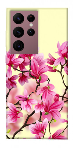 Чохол itsPrint Квіти сакури для Samsung Galaxy S22 Ultra