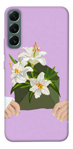 Чехол itsPrint Flower message для Samsung Galaxy S22+