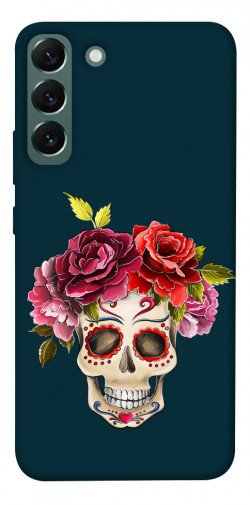 Чехол itsPrint Flower skull для Samsung Galaxy S22+