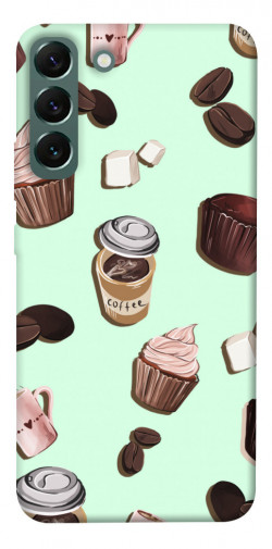 Чехол itsPrint Coffee and sweets для Samsung Galaxy S22+