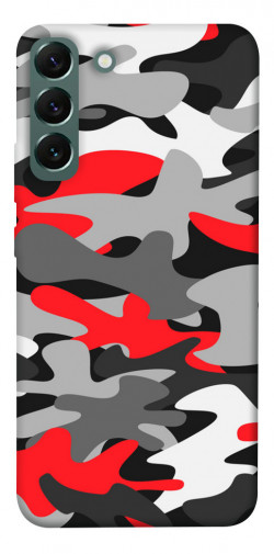 Чехол itsPrint Красно-серый камуфляж для Samsung Galaxy S22+
