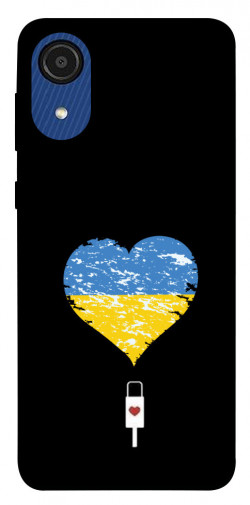 Чехол itsPrint З Україною в серці для Samsung Galaxy A03 Core