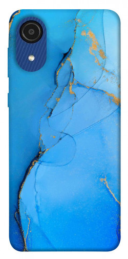 Чехол itsPrint Синий с золотом для Samsung Galaxy A03 Core