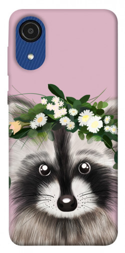 Чохол itsPrint Raccoon in flowers для Samsung Galaxy A03 Core