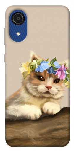 Чехол itsPrint Cat in flowers для Samsung Galaxy A03 Core