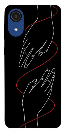 Чехол itsPrint Плетение рук для Samsung Galaxy A03 Core