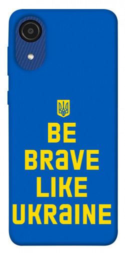 Чехол itsPrint Be brave like Ukraine для Samsung Galaxy A03 Core