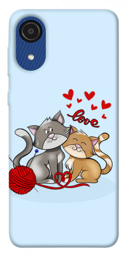 Чехол itsPrint Два кота Love для Samsung Galaxy A03 Core