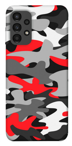 Чохол itsPrint Червоно-сірий камуфляж для Samsung Galaxy A13 4G