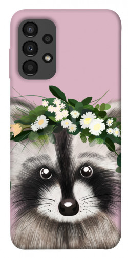 Чохол itsPrint Raccoon in flowers для Samsung Galaxy A13 4G