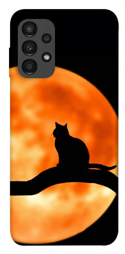 Чехол itsPrint Кот на фоне луны для Samsung Galaxy A13 4G