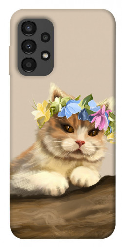 Чохол itsPrint Cat in flowers для Samsung Galaxy A13 4G