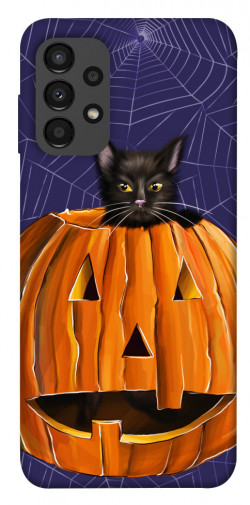 Чохол itsPrint Cat and pumpkin для Samsung Galaxy A13 4G