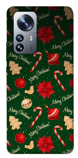 Чехол itsPrint Merry Christmas для Xiaomi 12 / 12X