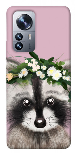 Чохол itsPrint Raccoon in flowers для Xiaomi 12 / 12X