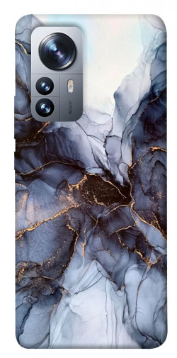 Чехол itsPrint Черно-белый мрамор для Xiaomi 12 / 12X