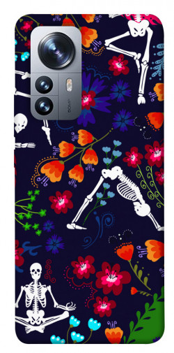 Чехол itsPrint Yoga skeletons для Xiaomi 12 / 12X