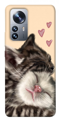 Чехол itsPrint Cats love для Xiaomi 12 / 12X