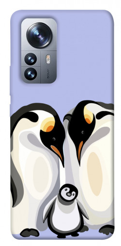 Чехол itsPrint Penguin family для Xiaomi 12 / 12X