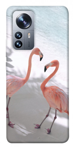 Чохол itsPrint Flamingos для Xiaomi 12 / 12X