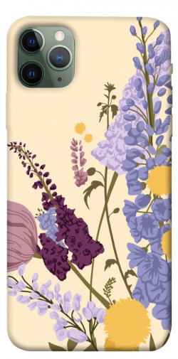 Чохол itsPrint Flowers art для Apple iPhone 11 Pro Max (6.5")