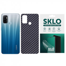 Защитная пленка SKLO Back (тыл) Carbon для Oppo Reno 4 Pro 5G