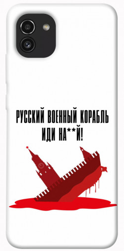 Чехол itsPrint Русский корабль для Samsung Galaxy A03