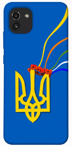 Чехол itsPrint Квітучий герб для Samsung Galaxy A03