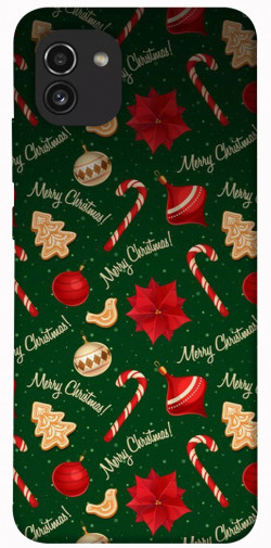 Чохол itsPrint Merry Christmas для Samsung Galaxy A03