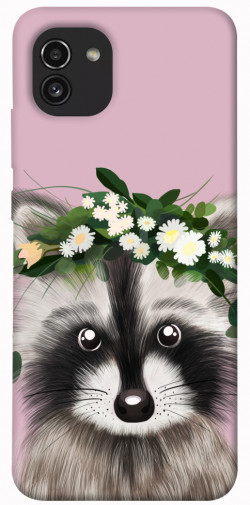 Чехол itsPrint Raccoon in flowers для Samsung Galaxy A03
