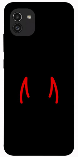 Чохол itsPrint Red horns для Samsung Galaxy A03