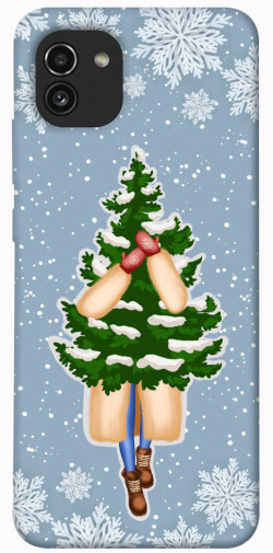Чехол itsPrint Christmas tree для Samsung Galaxy A03