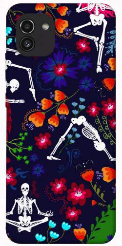 Чехол itsPrint Yoga skeletons для Samsung Galaxy A03