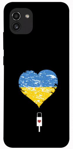 Чехол itsPrint З Україною в серці для Samsung Galaxy A03