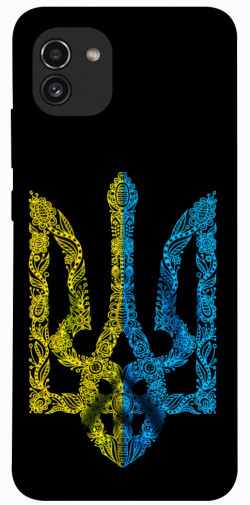 Чехол itsPrint Жовтоблакитний герб для Samsung Galaxy A03