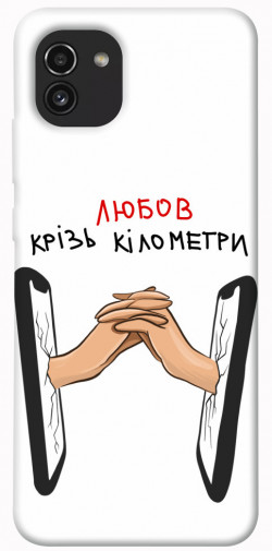Чехол itsPrint Любов крізь кілометри для Samsung Galaxy A03