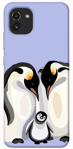 Чехол itsPrint Penguin family для Samsung Galaxy A03