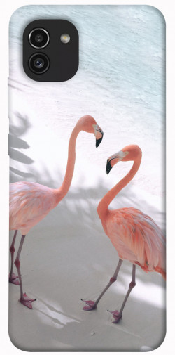 Чехол itsPrint Flamingos для Samsung Galaxy A03