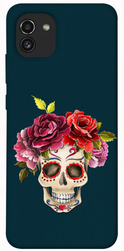 Чехол itsPrint Flower skull для Samsung Galaxy A03